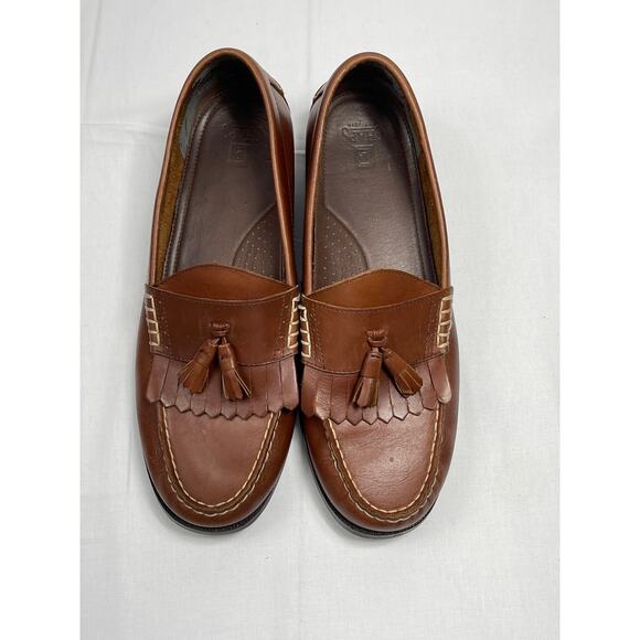 Chaps Eaton Tassel Loafers Brown Size 13 D Men’s Shoes - Picture 2 of 6